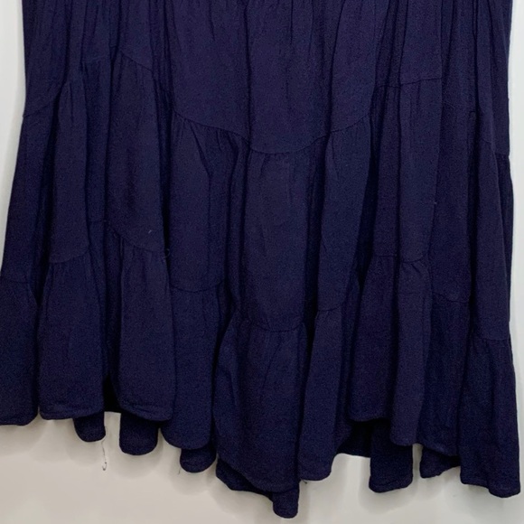 Cherish Peasant Top Navy Blue Large Long Sleeve - Picture 6 of 12